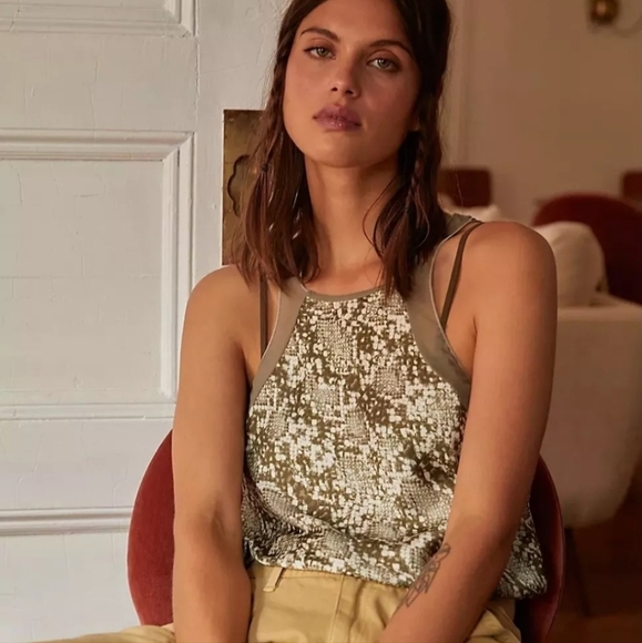Free People Tops - Intimately Free People- NWOT Nights Out Snake Print Bodysuit